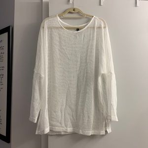 Never worn soft crochet top